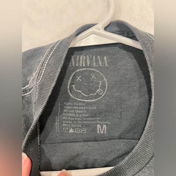 Nirvana Graphic Tee Bundle - In Utero Angel & Van Gogh Smiley - Size M - Picture 9 of 11